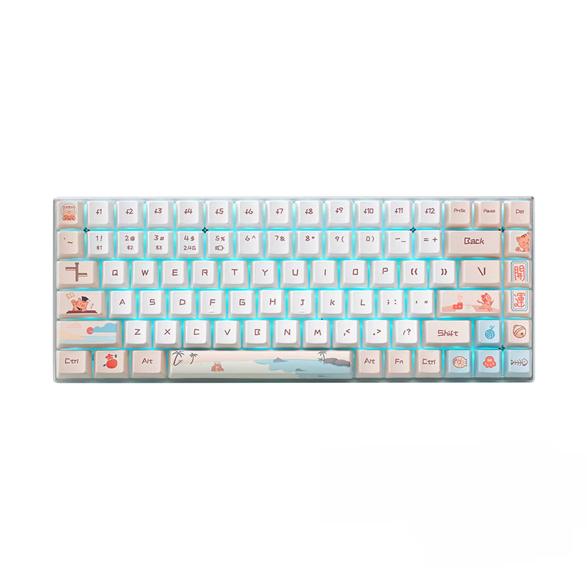 کیبورد Rapoo MT510 Pro - White