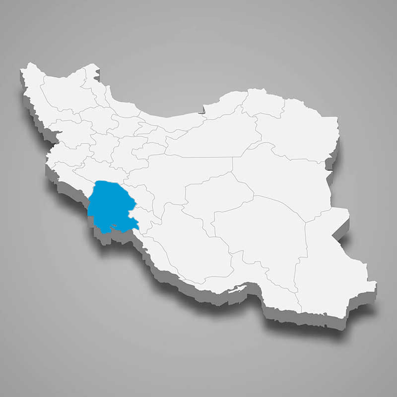 3d map with borders Template for your design